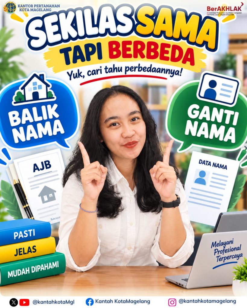 Sekilas Sama Tapi Berbeda, Balik Nama dan Ganti Nama ?