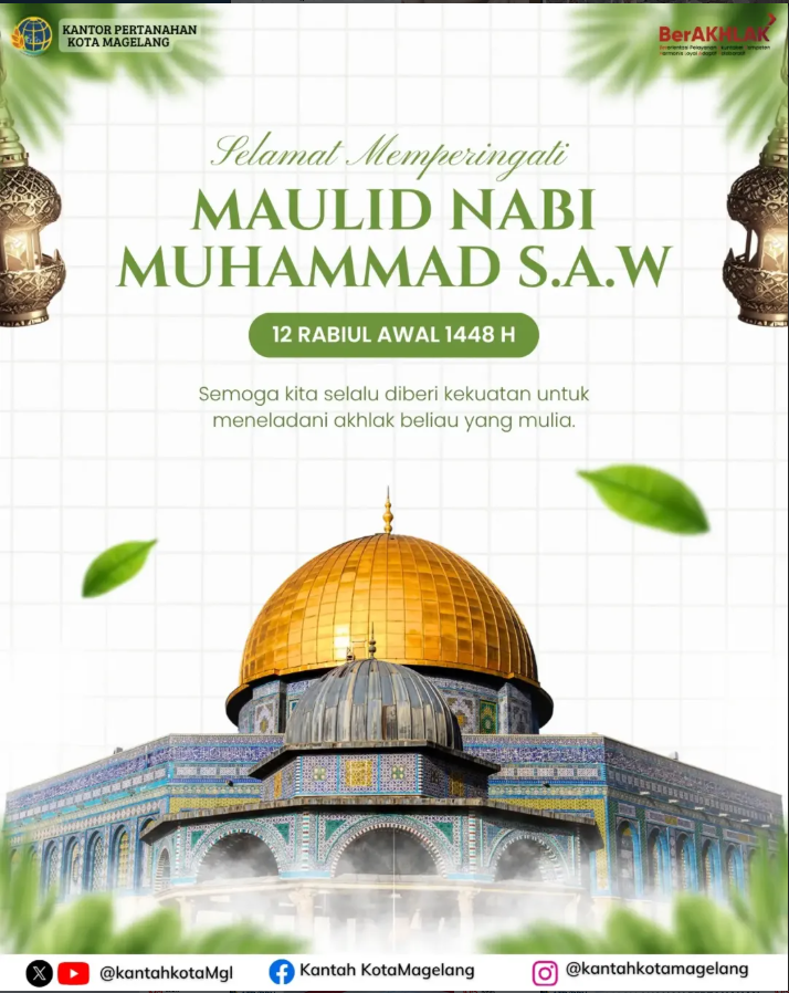 Selamat Memperingati Maulid Nabi Muhammad SAW