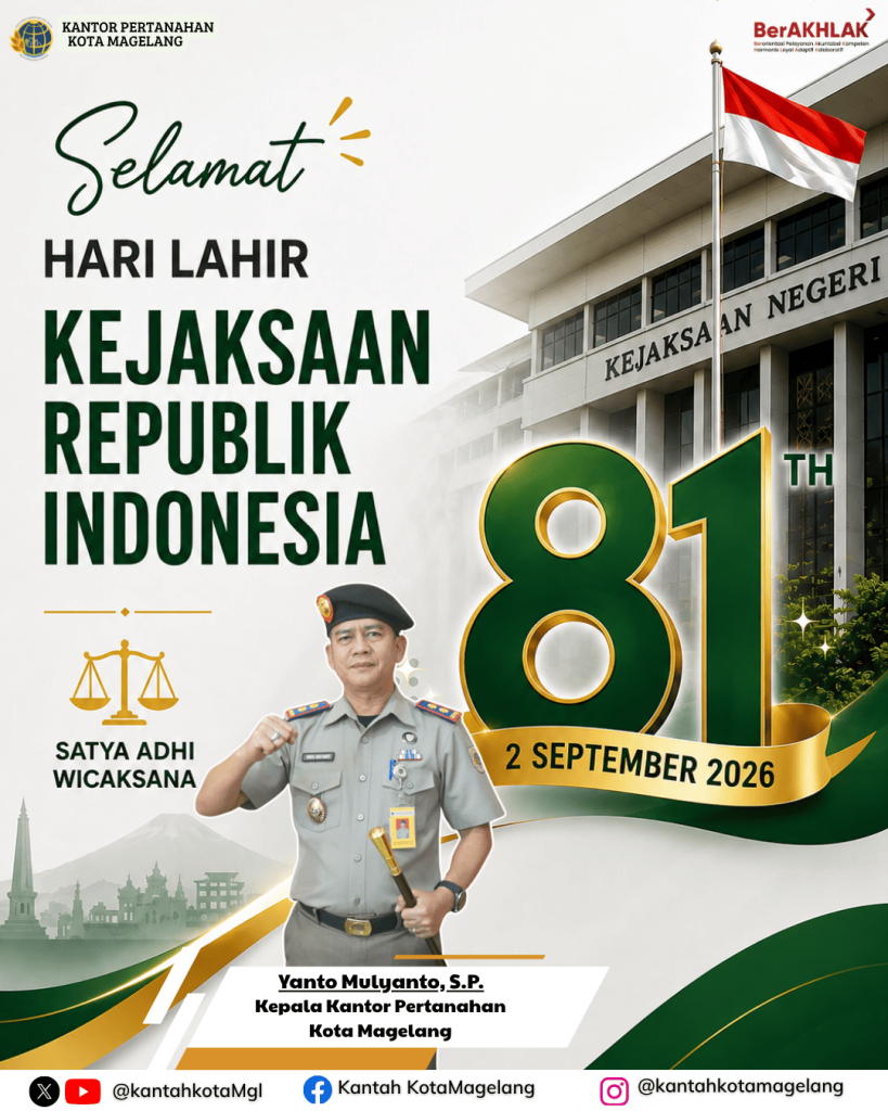 Selamat Hari Lahir Kejaksaan Republik Indonesia Tahun 2026