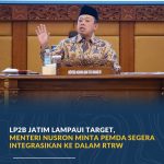 LP2B Jatim Lampaui Target, Menteri Nusron Minta Pemda Segera Integrasikan ke dalam RTRW