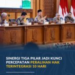 Sinergi Tiga Pilar Jadi Kunci Percepatan Peralihan Hak Terintegrasi 10 Hari