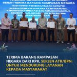 Terima Barang Rampasan Negara dari KPK, Sekjen ATR/BPN: Untuk Mendukung Layanan kepada Masyarakat