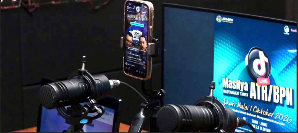 MasNya ATR/BPN Diluncurkan, Masyarakat Bisa Tanya Soal Layanan Pertanahan Lewat Live TikTok